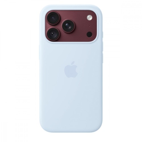 Apple Etui silikonowe z MagSafe do iPhonea 18 Pro - chłodny błękit