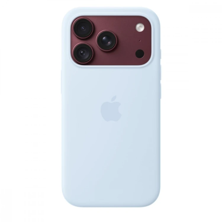 Apple Etui silikonowe z MagSafe do iPhonea 18 Pro - chłodny błękit