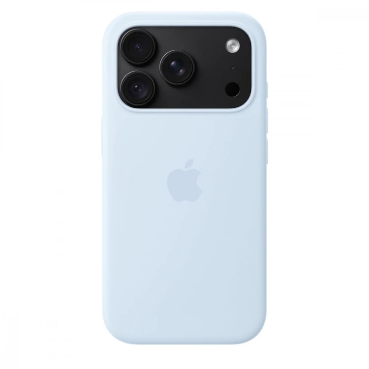 Apple Etui silikonowe z MagSafe do iPhonea 18 Pro - chłodny błękit