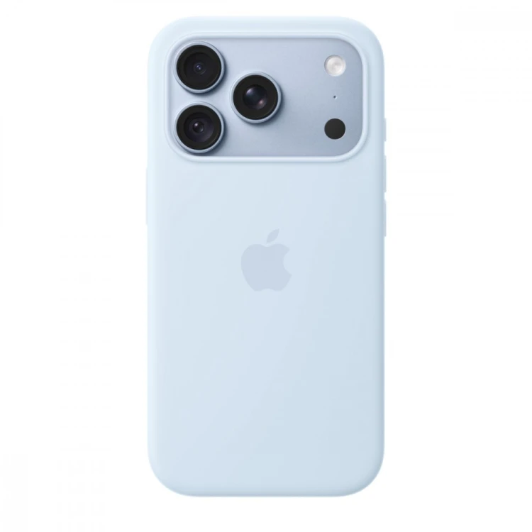 Apple Etui silikonowe z MagSafe do iPhonea 18 Pro - chłodny błękit
