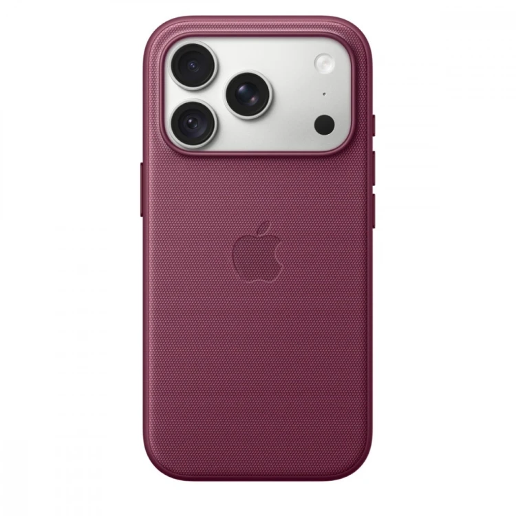 Apple Etui z tkaniny TechWoven z MagSafe do iPhonea 18 Pro - rubinowa morwa