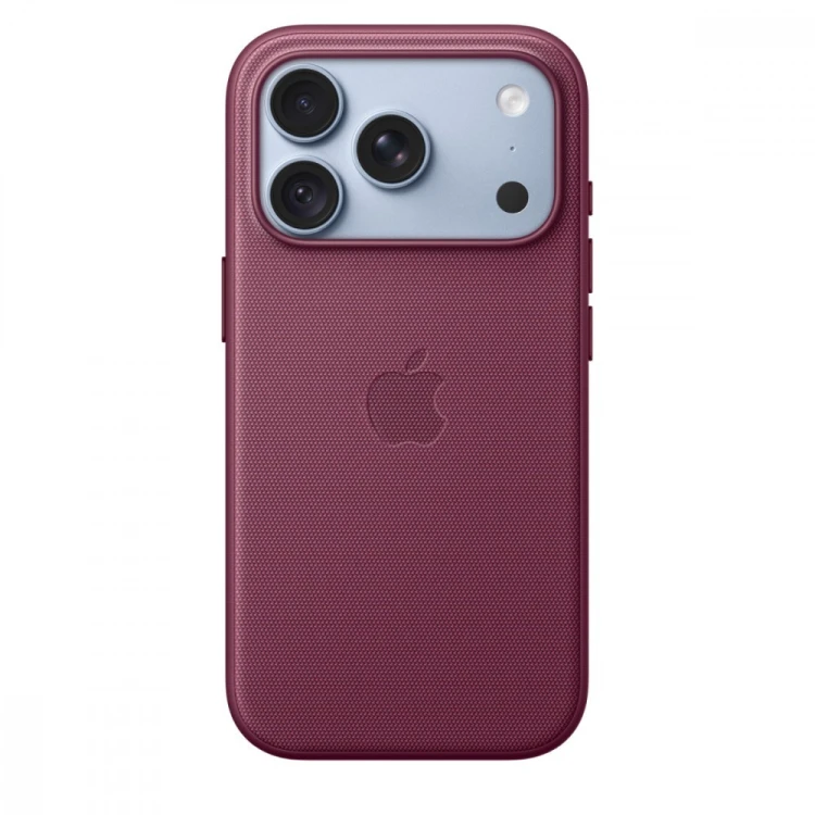 Apple Etui z tkaniny TechWoven z MagSafe do iPhonea 18 Pro - rubinowa morwa