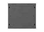 Lanberg Szafa instalacyjna rack wisząca 19 cali 9U 540x350mm czarna drzwi pełen metal (flat pack)