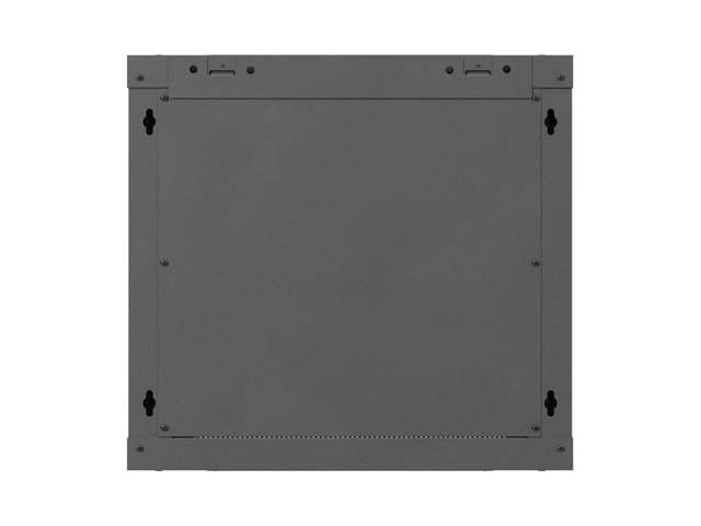 Lanberg Szafa instalacyjna rack wisząca 19 cali 9U 540x350mm czarna drzwi pełen metal (flat pack)