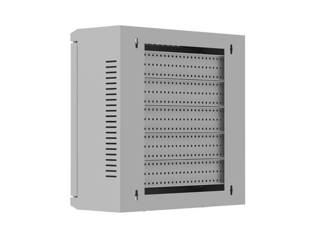 Lanberg Szafa instalacyjna TPR 10 cali z płytą MESH 340x340x140mm biała (złożona)