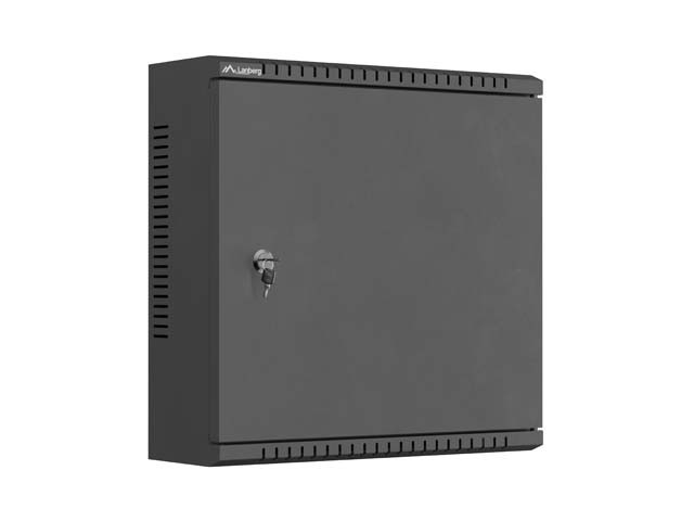 Lanberg Szafa instalacyjna TPR 10 cali z płytą MESH 400x400x140mm czarna      (złożona)