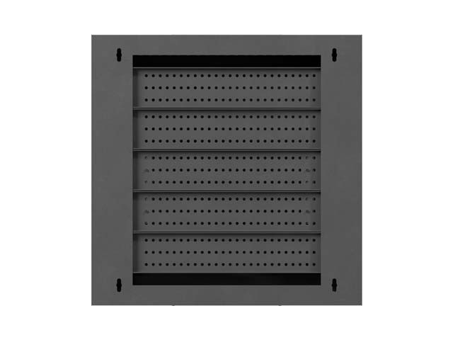 Lanberg Szafa instalacyjna TPR 10 cali z płytą MESH 400x400x140mm czarna      (złożona)