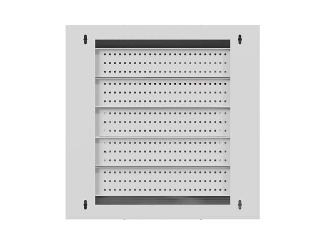 Lanberg Szafa instalacyjna TPR 10 cali z płytą MESH 400x400x140mm szara (złożona)