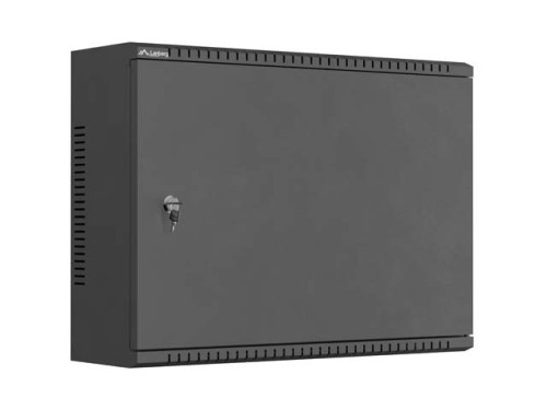 Lanberg Szafa instalacyjna TPR 10 i 19 cali z płytą MESH 560x420x180 czarna (złożona)