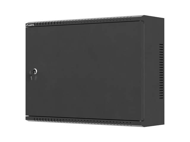 Lanberg Szafa instalacyjna TPR 10 i 19 cali z płytą MESH 560x420x180 czarna (złożona)