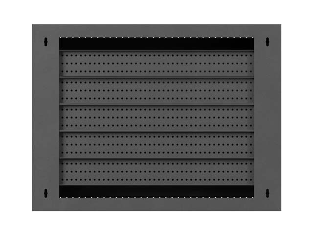 Lanberg Szafa instalacyjna TPR 10 i 19 cali z płytą MESH 560x420x180 czarna (złożona)