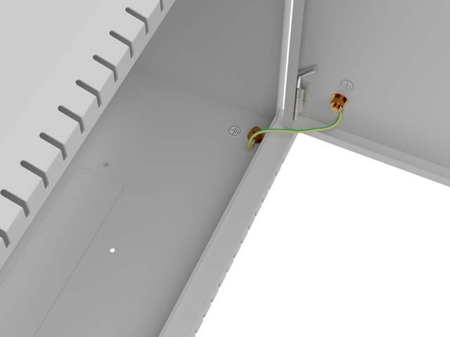 Lanberg Szafa instalacyjna TPR 10 i 19 cali z płytą MESH 560x420x180mm szara (złożona)