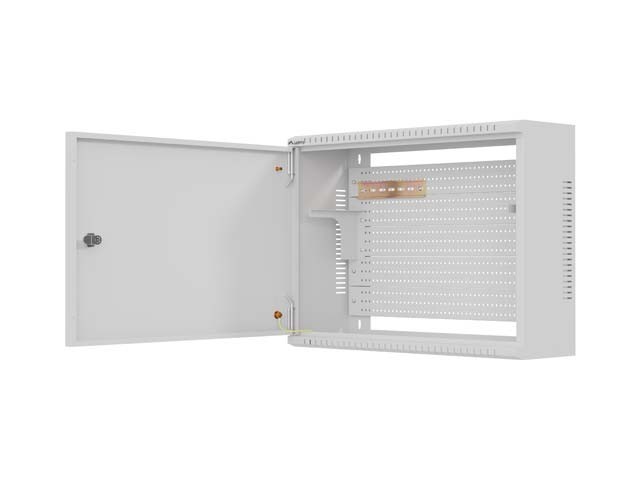 Lanberg Szafa instalacyjna TPR 10 i 19 cali z płytą MESH 560x420x180mm szara (złożona)