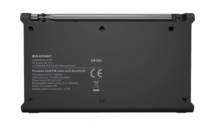 Blaupunkt Radio przenośne DAB DR3BK