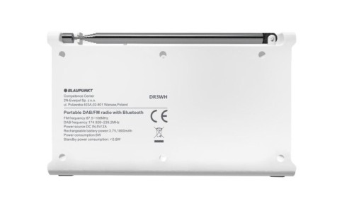 Blaupunkt Radio przenośne DAB DR3WH