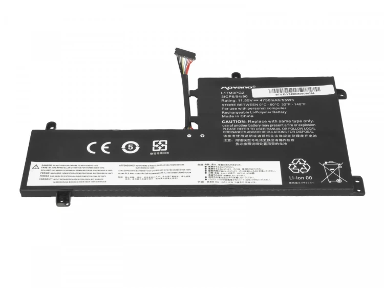 Movano Bateria L17C3PG2 do Lenovo Legion Y530 Y730 Y7000 - 4750 mAh (55 Wh)