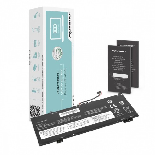 Movano Bateria L17C4PB0 L17M4PB0 do Lenovo Yoga 530-14IKB - 5800 mAh (44 Wh)