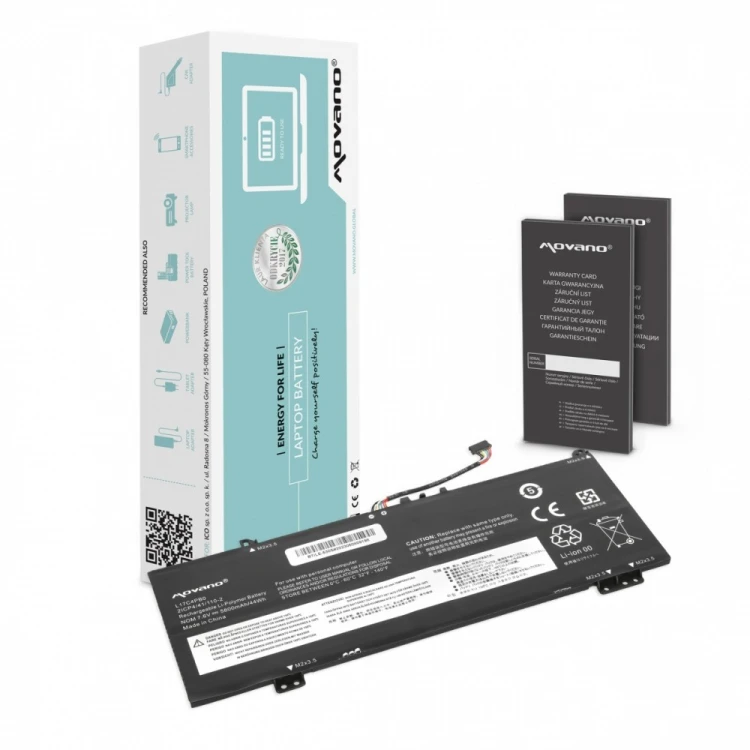 Movano Bateria L17C4PB0 L17M4PB0 do Lenovo Yoga 530-14IKB - 5800 mAh (44 Wh)