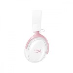 HyperX Zestaw słuchawkowy gamingowy Cloud III S bezprzewodowy biały-różowy - DG0R2AA