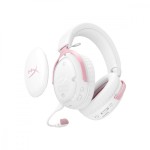 HyperX Zestaw słuchawkowy gamingowy Cloud III S bezprzewodowy biały-różowy - DG0R2AA