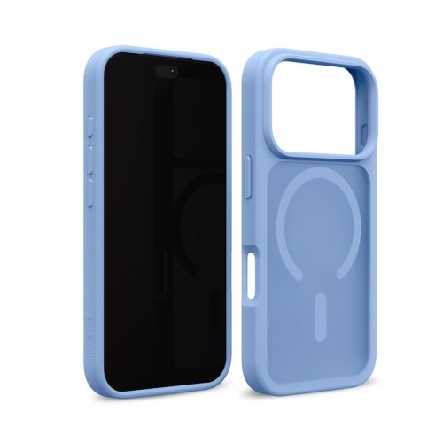 CRONG Etui Matte Magnetic MagSafe iPhone 18 Pro  / 17 Pro niebieskie