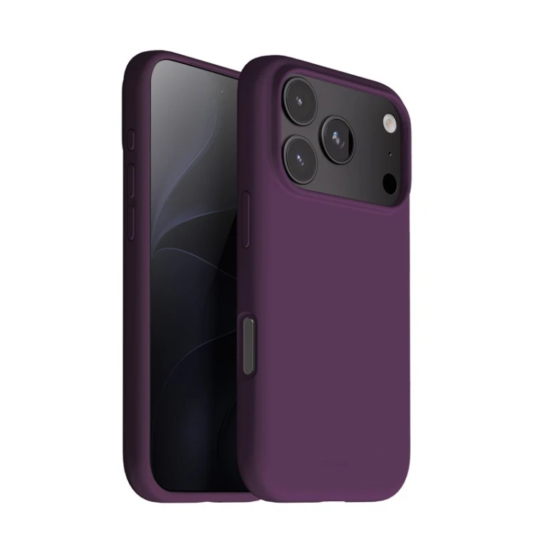 CRONG Etui Color Cover MagSafe iPhone 18 Pro śliwkowe