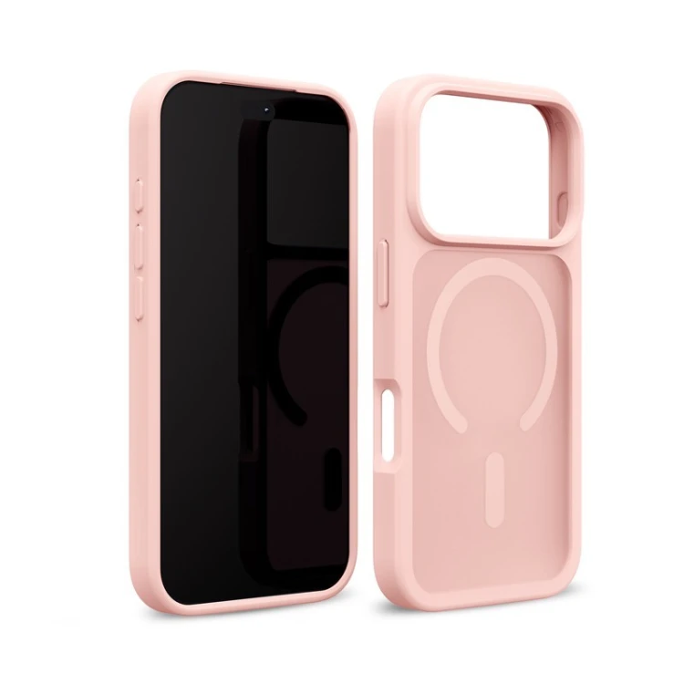 CRONG Etui Matte Magnetic MagSafe iPhone 18 Pro Max / 17 Pro Max różowe