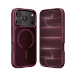 CRONG Etui Matte Magnetic MagSafe iPhone 18 Pro Max / 17 Pro Max burgundowe
