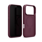 CRONG Etui Matte Magnetic MagSafe iPhone 18 Pro Max / 17 Pro Max burgundowe