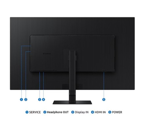 Samsung Monitor 37 cali ViewFinity S70D VA 3840x2160 UHD 16:9 1xHDMI 1xDP 5ms PinP/PbyP 60Hz płaski 2Yd2d LS37D702EAUXEN
