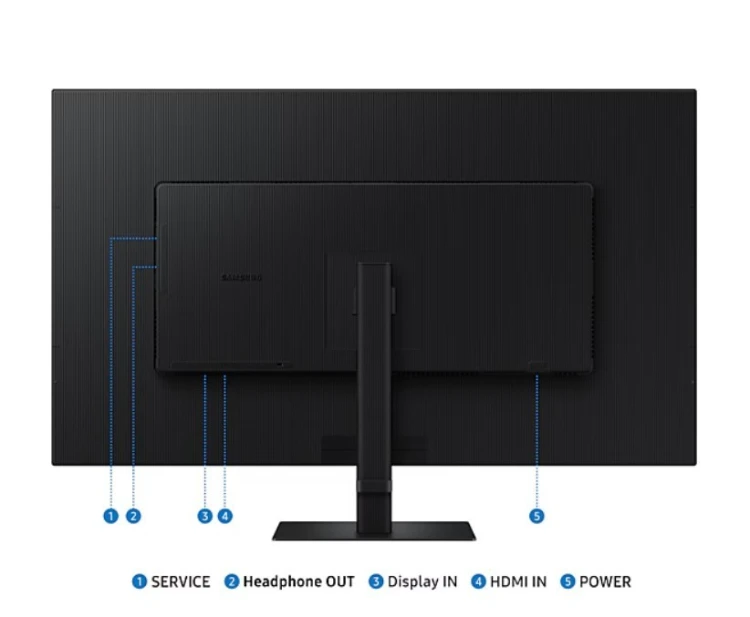 Samsung Monitor 37 cali ViewFinity S70D VA 3840x2160 UHD 16:9 1xHDMI 1xDP 5ms PinP/PbyP 60Hz płaski 2Yd2d LS37D702EAUXEN
