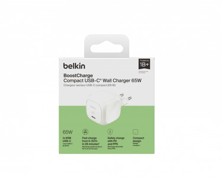 Belkin Ładowarka 65W PPS USB-C biała