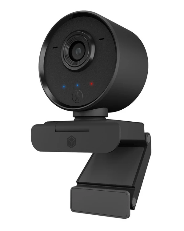 IcyBox Kamera internetowa IB-CAM502-HD Full HD, matryca CMOS, śledzenie AI, WDR, pilot zdalnego sterowania