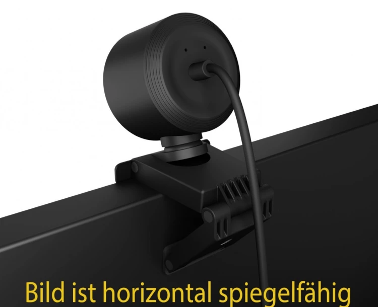 IcyBox Kamera internetowa IB-CAM502-HD Full HD, matryca CMOS, śledzenie AI, WDR, pilot zdalnego sterowania