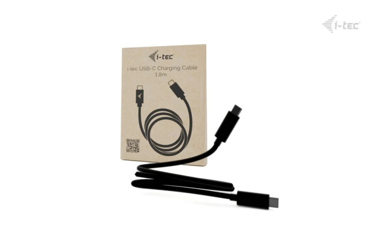 i-tec Kabel USB-C TB5 1.8m, czarny