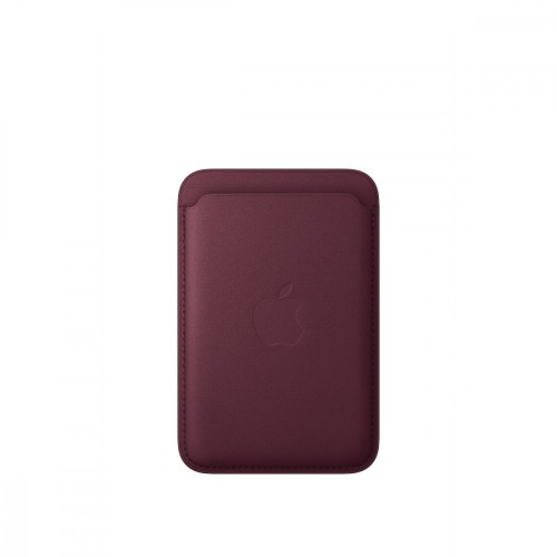 Apple Portfel z tkaniny FineWoven z MagSafe do iPhonea - burgund