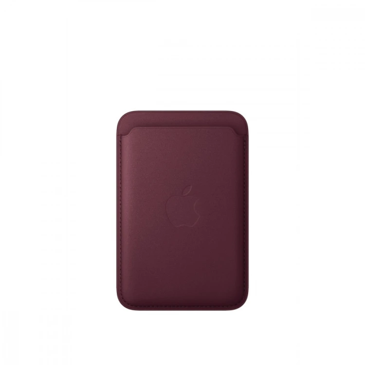 Apple Portfel z tkaniny FineWoven z MagSafe do iPhonea - burgund