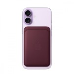 Apple Portfel z tkaniny FineWoven z MagSafe do iPhonea - burgund