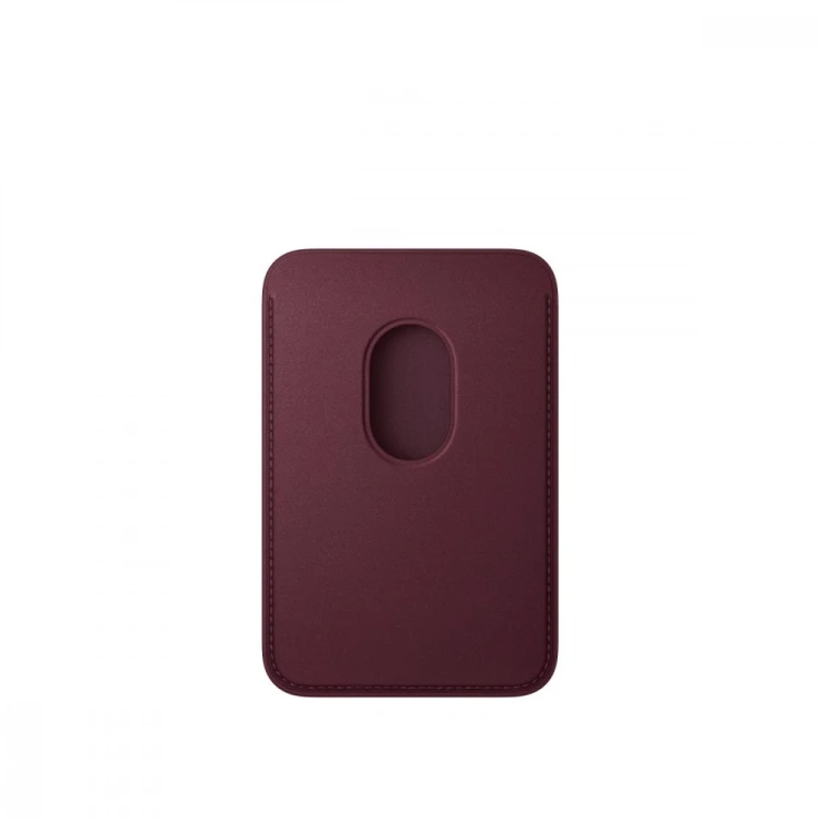 Apple Portfel z tkaniny FineWoven z MagSafe do iPhonea - burgund