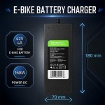 Qoltec Ładowarka do roweru elektrycznego 36V | 42V | 4A | wtyczka Bosch + kabel zasilający