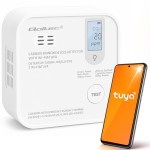 Qoltec Czujnik tlenku węgla (czadu) | detektor CO | TUYA | Wi-Fi | LED