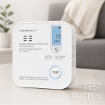 Qoltec Czujnik tlenku węgla (czadu) | detektor CO | TUYA | Wi-Fi | LED