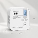 Qoltec Czujnik tlenku węgla (czadu) | detektor CO | TUYA | Wi-Fi | LED
