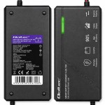 Qoltec Ładowarka do akumulatora LiFePO4 12V | 10A | PF 0.9 | LED