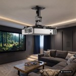 Maclean Uchwyt sufitowy do projektora MC-208 B
