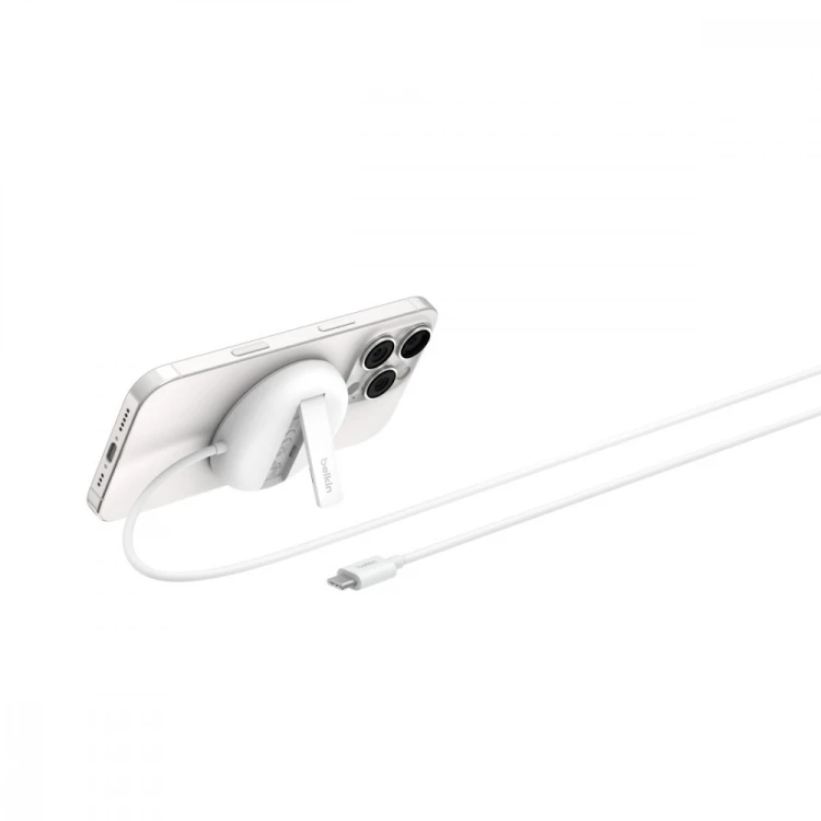 Belkin Ładowarka magnetyczna Magnetic Pad Qi2 15W biała