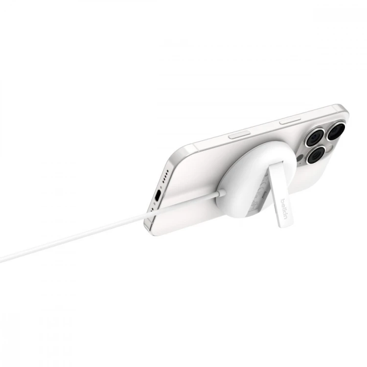 Belkin Ładowarka magnetyczna Magnetic Pad Qi2 15W biała