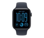Apple Smartwatch Watch SE 3 GPS, koperta 40mm z aluminium w kolorze północy, pasek sportowy w kolorze granatowym - rozmiar S/M
