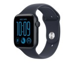 Apple Smartwatch Watch SE 3 GPS, koperta 44mm z aluminium w kolorze północy, pasek sportowy w kolorze granatowym - rozmiar M/L