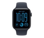 Apple Smartwatch Watch SE 3 GPS, koperta 44mm z aluminium w kolorze północy, pasek sportowy w kolorze granatowym - rozmiar M/L